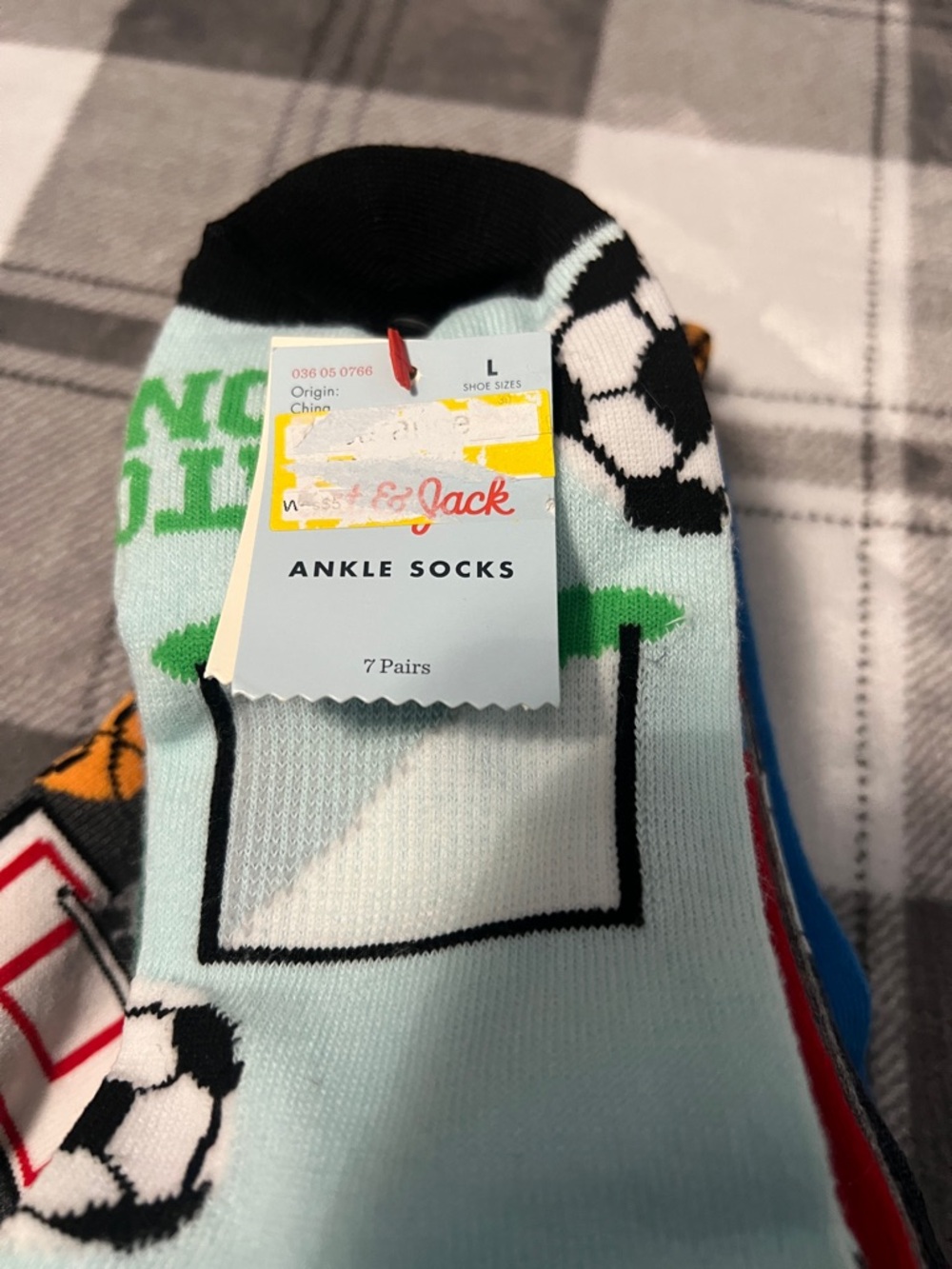 Youth Sports Crew Socks - Assorted Colors - Picture 2 of 8